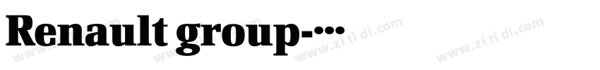 Renault group字体转换